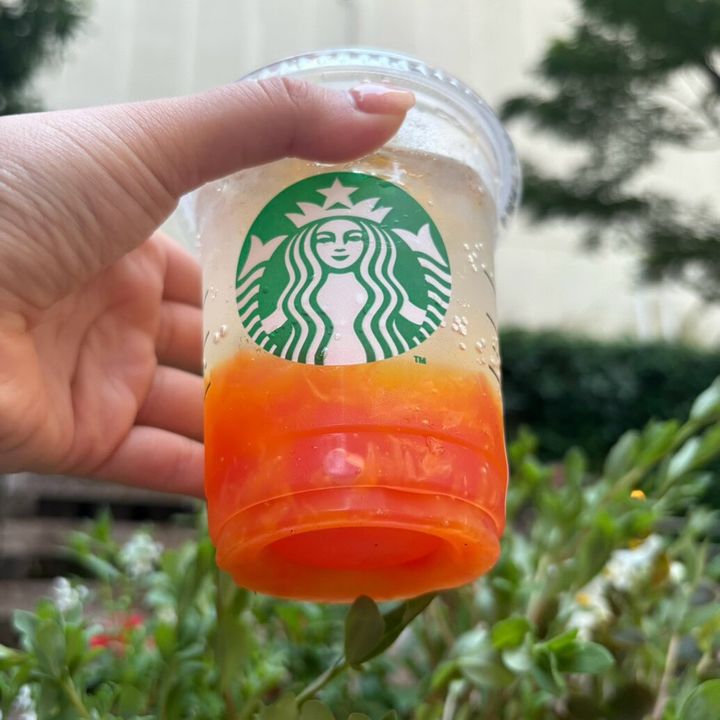 スタバ チラックスソーダ オレンジ ＆ マンゴー