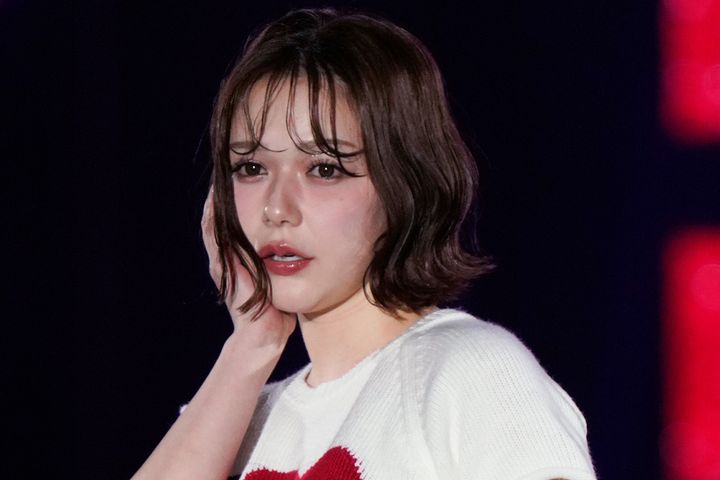 村重杏奈さん（2025年3月1日、時事通信フォト）
