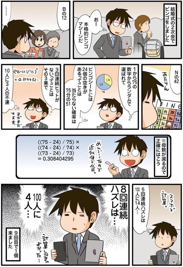 ビンゴをしました （C）よしたに／KADOKAWA