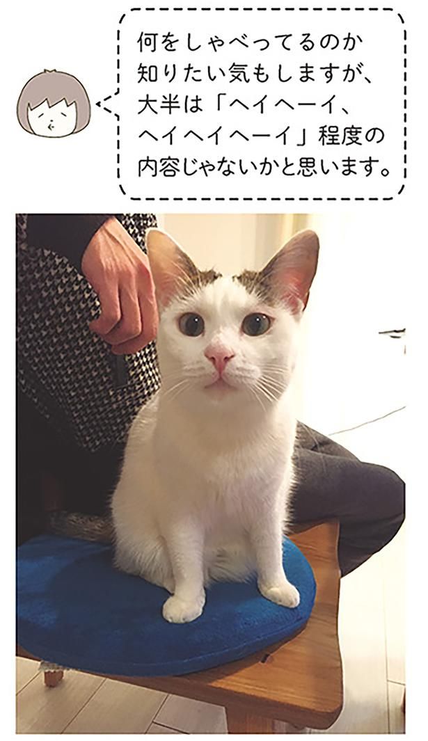何をしゃべってるのか… （C）卵山玉子／KADOKAWA