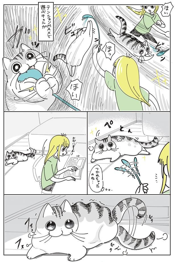つかれちゃったのね… （C）キュルZ／KADOKAWA