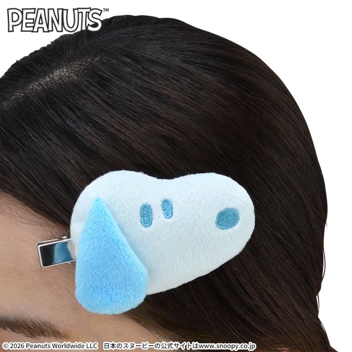 SNOOPY マスコットヘアクリップ シャーベットカラーVer.（使用イメージ）