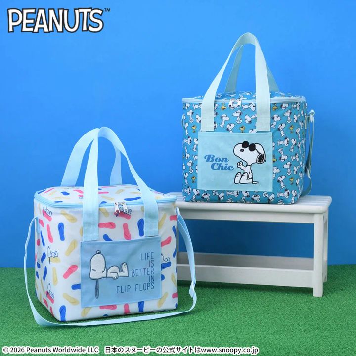 SNOOPY プラチナムザッカアップリケクーラーバッグ