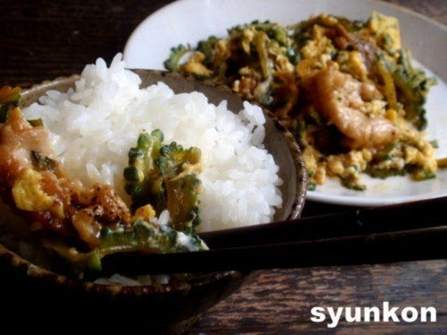 「ゴーヤと豚肉のオイスター炒め」レシピ