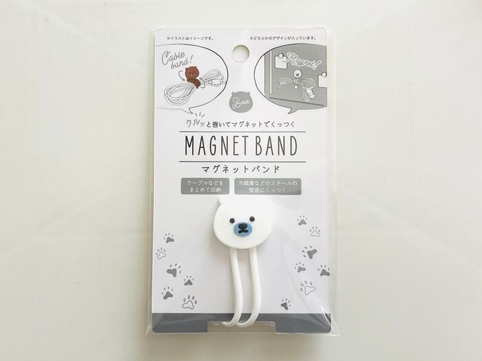 【セリア】クルっと巻いて、ペタッとくっつく！進化系『シロクマちゃん』が1個で何役もこなす優秀グッズでした♡