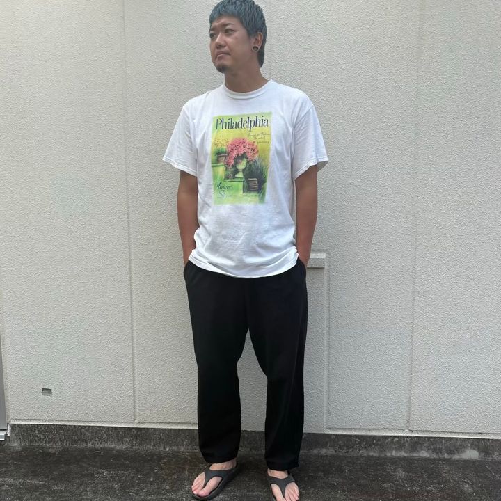 綿麻イージーパンツコンビニウェアファミリーマート