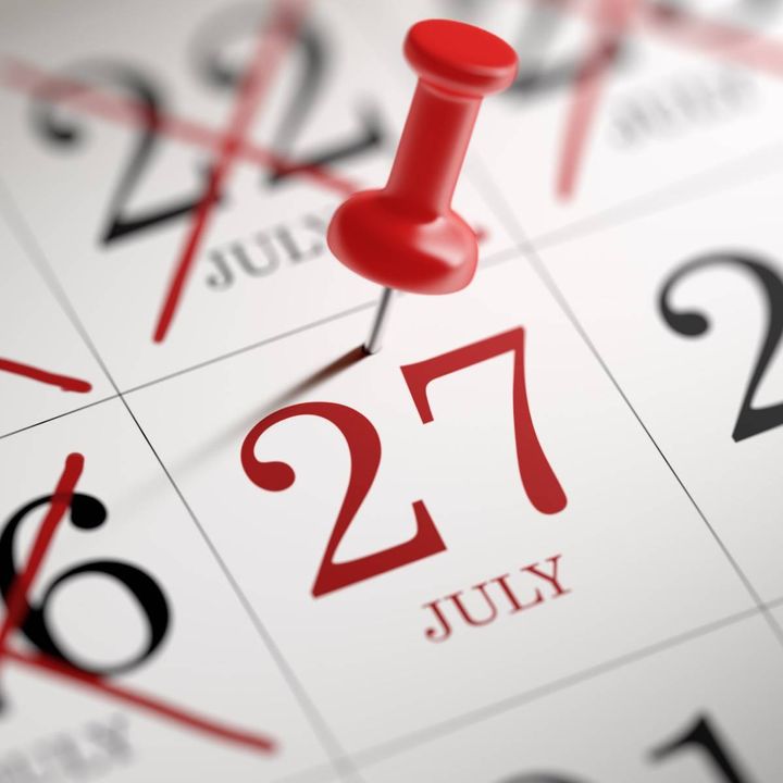 不成就日 2026年7月27日(月)
