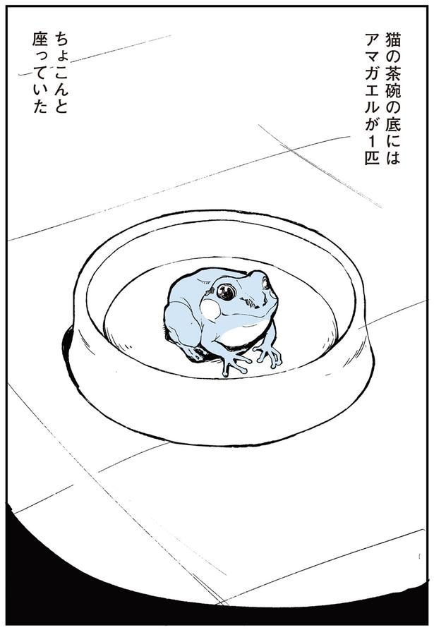 ちょこんと座っていた （C）みつつぐ／KADOKAWA