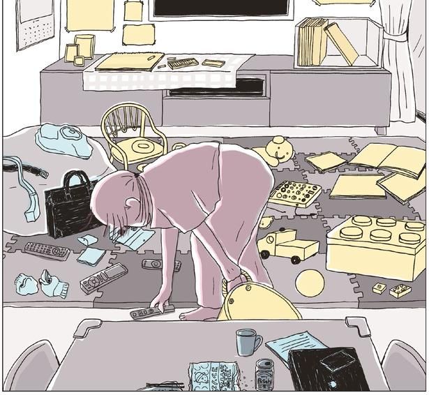 パンを焼く余裕なんてない。朝6時半から始まる母の一日 （C）まめこ、リケコ／主婦と生活社