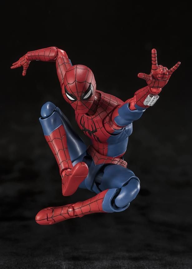 躍動感のあるポージングが楽しめる(「S.H.Figuarts スパイダーマン(スパイダーマン：ブランド・ニュー・デイ)」) [c] 2026 MARVEL [c] 2026 CPII