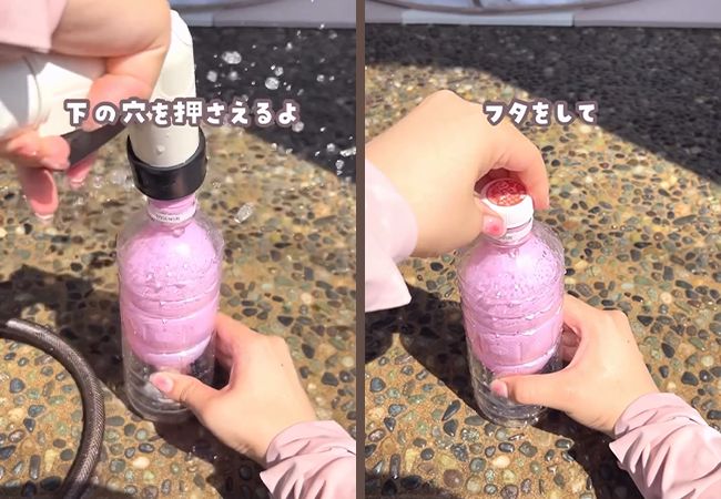 ペットボトル噴水_4