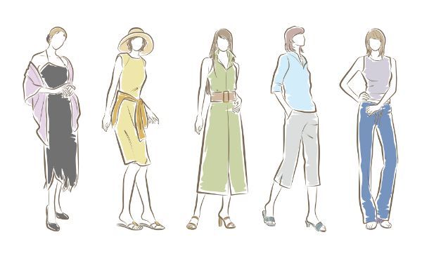 骨格ストレートの夏服の着こなしのコツ
