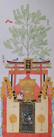 【京都府京都市】細辻伊兵衛美術館で「祇園祭後祭と役行者山」展を開催中。諫山宝樹氏の新作を展示