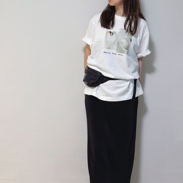 PEACE FOR ALL ソフィア・コッポラのTシャツを着たコーデ