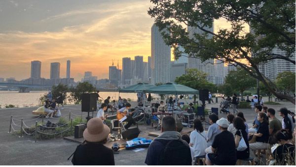 【東京都江東区】「豊洲ぐるりパーク」夜の公園にて無料で楽しめる「野外上映会＆ジャズライブ」を開催