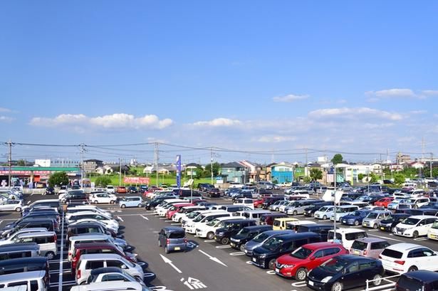大会指定駐車場は有料駐車場と無料駐車場がある。有料駐車場は事前の予約が必要だ