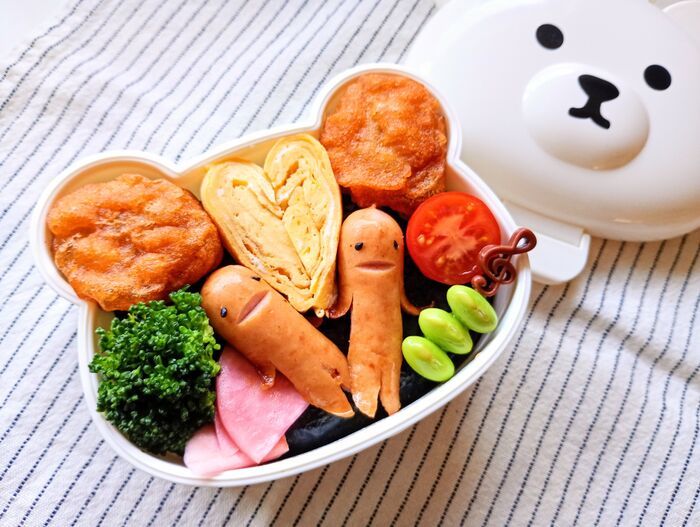お弁当箱にぴったりハマる！握らない焼きおにぎり弁当【脱マンネリに♡】