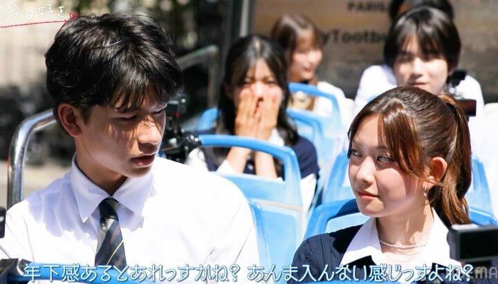 スタイル抜群！ヤンキーキャラの高3美女に高1オクテ男子が精一杯アピール