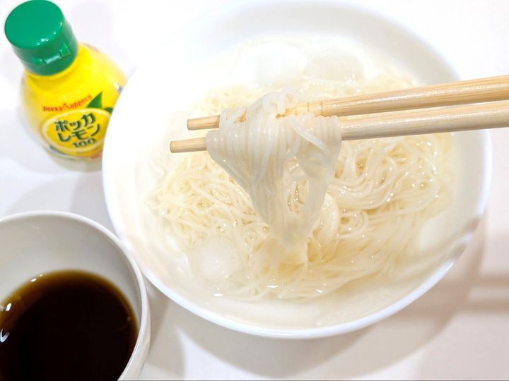 そうめんとポッカレモン100の相乗効果！