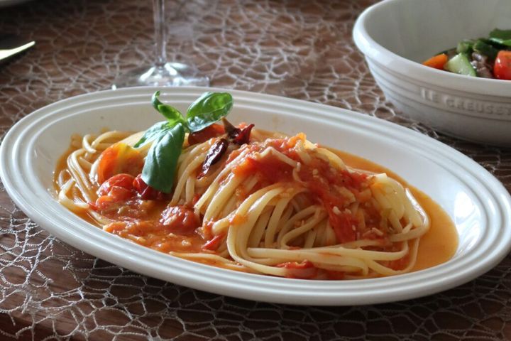 トマトソーススパゲッティ