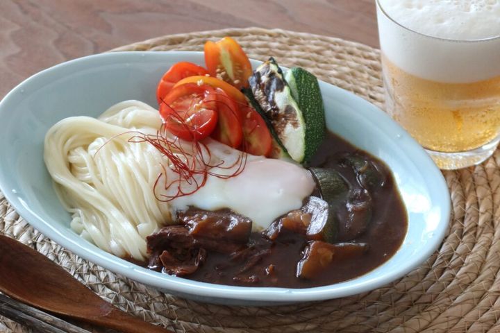 トマトカレーうどん