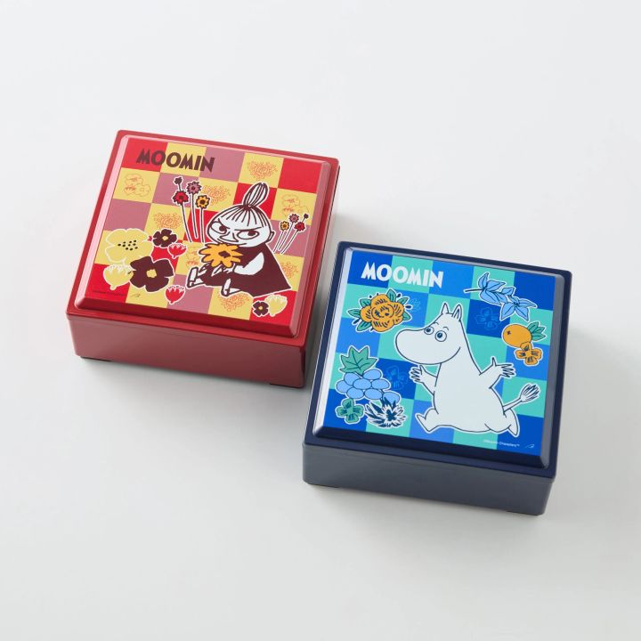 おせち・一段重「ムーミン」 (1人前×2セット) 重箱デザイン