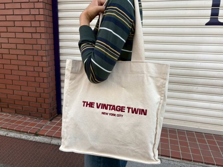 THE VINTAGE TWIN キャンバストートバッグ