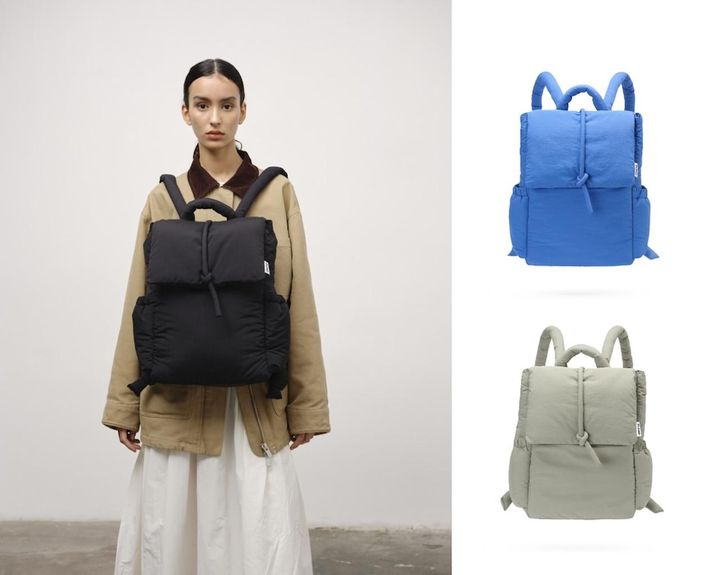 画像: Padded Holden Backpack（ブラック、コバルトブルー、セージ）各¥29,700（すべてチェルシー） ◾️ サイズ：40× 32 × 12 cm 出典：チェルシー