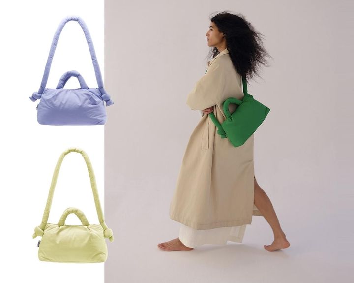 画像: Mini Ona Soft Bag（ライラック、ライム、グリーン）各¥18,700（すべてチェルシー） ◾️サイズ：33 × 19 × 11cm 出典：チェルシー