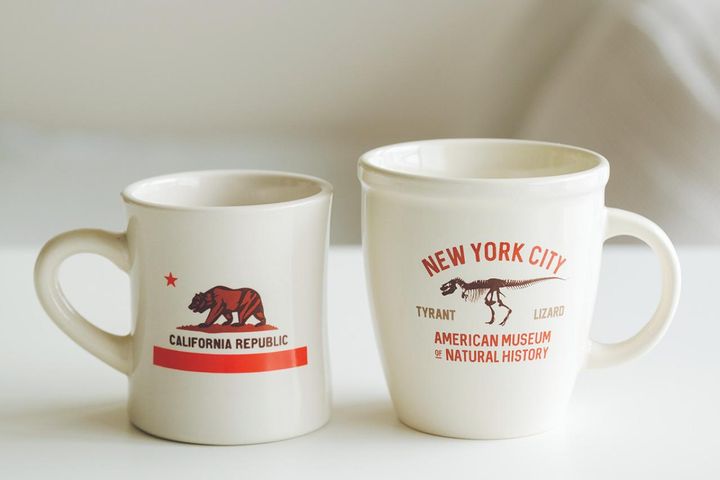 思い出の品のマグカップ。
