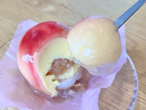 「THEピーチ」の断面
