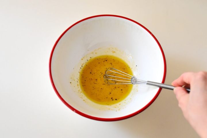 タコと夏野菜のイタリアンサラダ工程①