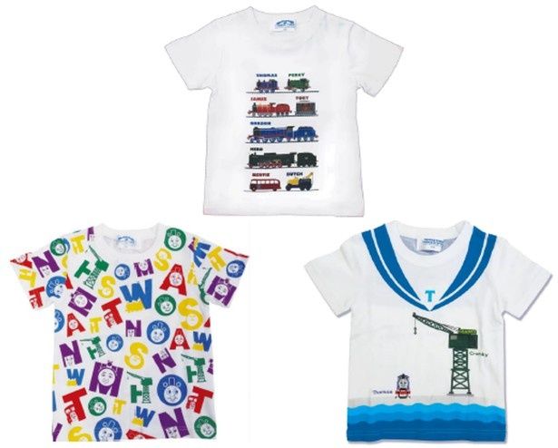 全3種のデザインから選べる「トーマスタウン・トーマスステーション限定Tシャツ」(1980円)