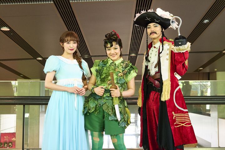 ブロードウェイミュージカル『ピーター・パン』囲み取材の様子 撮影：渡部孝弘 width=
