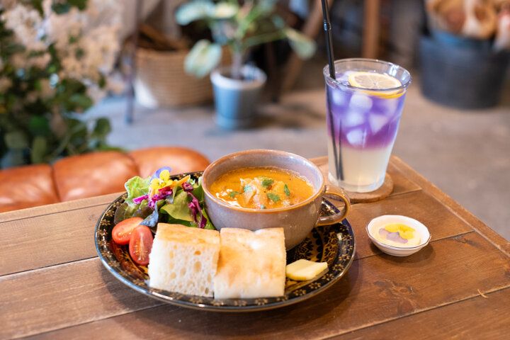 まるで物語の入り口のよう。花と緑に囲まれた小さなカフェ／高井戸「花ト喫茶 ネコノコバン」