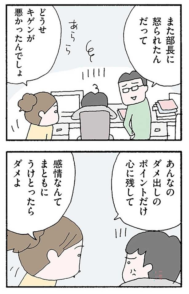 また部長に怒られたんだって （C）野原広子／KADOKAWA
