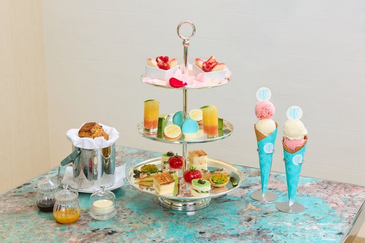 ティファニー ブルー ボックス カフェ 夏限定アフタヌーンティー
