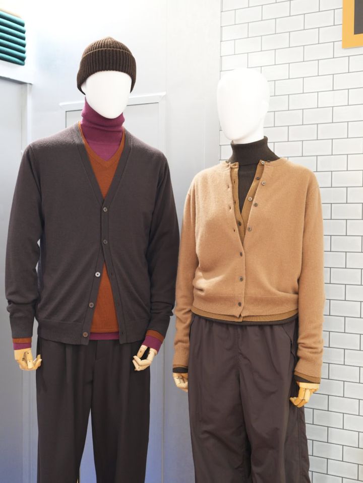 ユニクロ26aw展示会レポート＿ニットのレイヤードテクニック