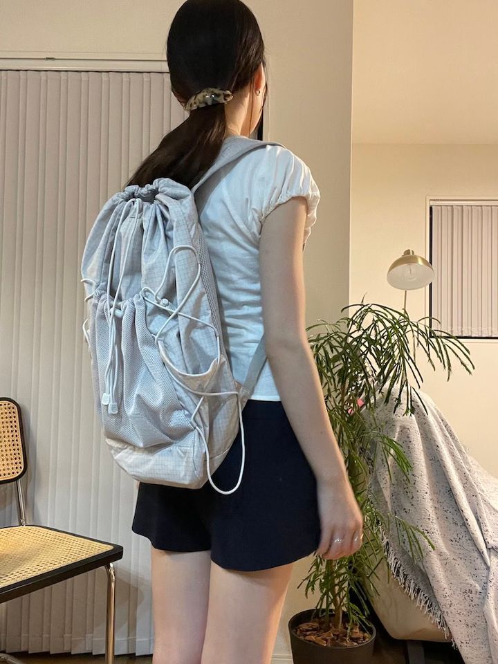 無印良品の撥水 リップストップ リュックサック