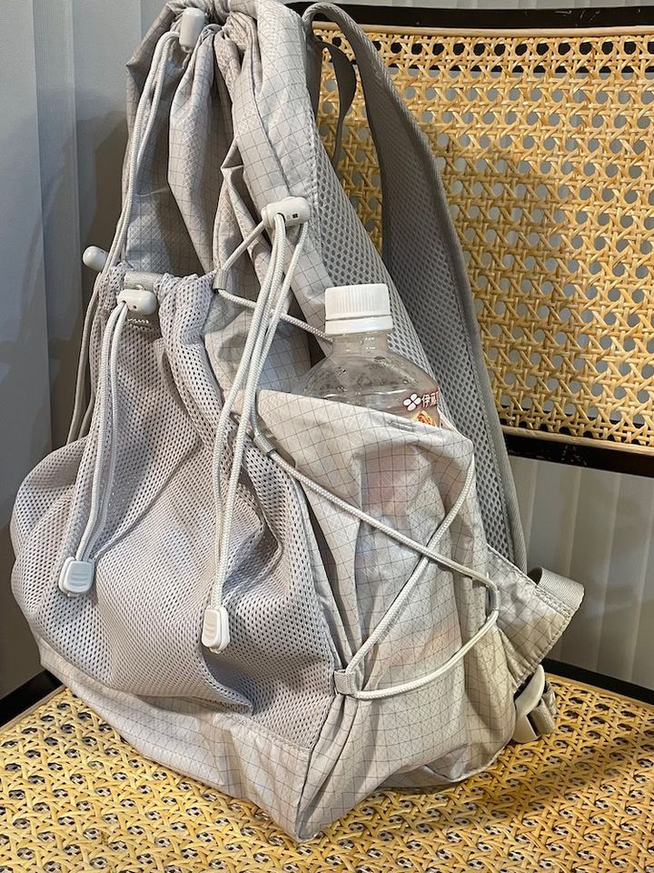 無印良品の撥水 リップストップ リュックサック