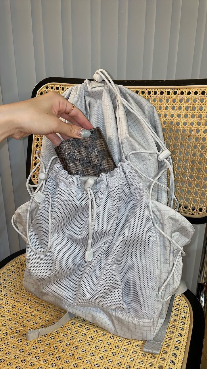 無印良品の撥水 リップストップ リュックサック