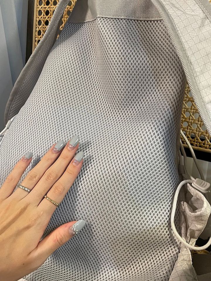 無印良品の撥水 リップストップ リュックサック