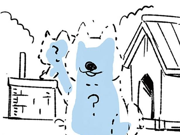 愛犬の姿が… （C）みつつぐ／KADOKAWA