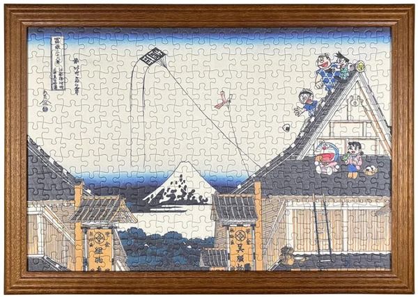 「ドラえもん 浮世絵・越前和紙パズル」に、富嶽三十六景などがモチーフの新作登場！