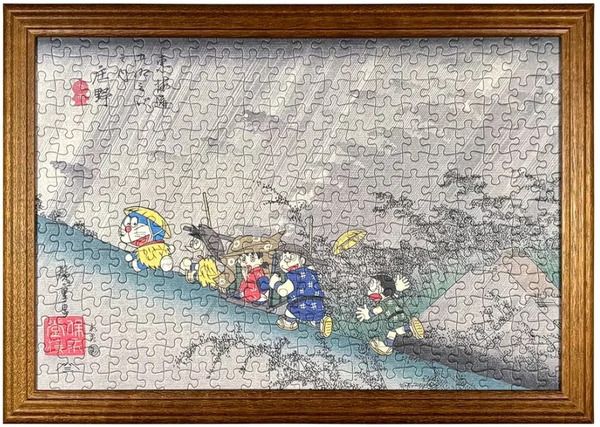 「ドラえもん 浮世絵・越前和紙パズル」に、富嶽三十六景などがモチーフの新作登場！
