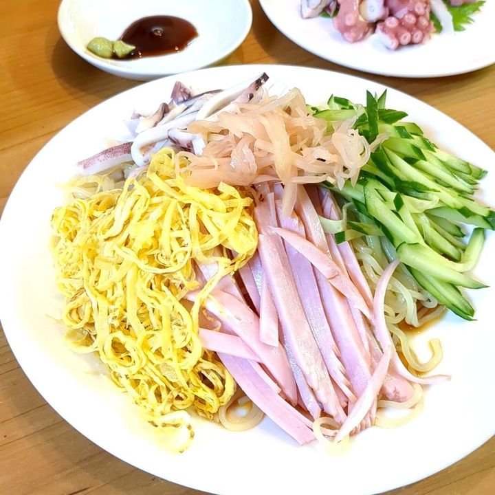 今夜は冷やし中華です！