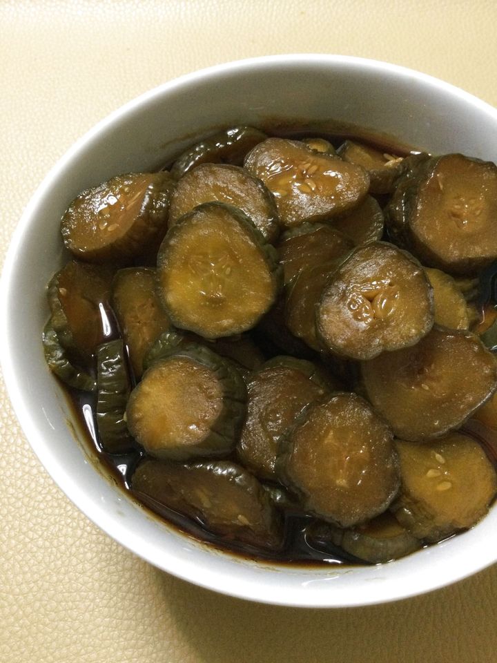 きゅうりのパリパリ甘酢漬け。ほてり対策に
