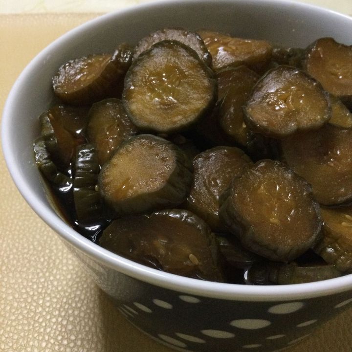 きゅうりのパリパリ甘酢漬け。ほてり対策に