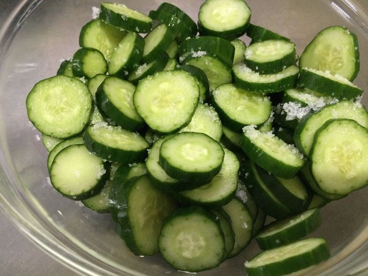 きゅうりのパリパリ甘酢漬け。ほてり対策に