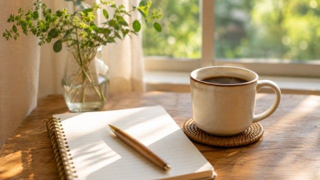 コーヒーとノート